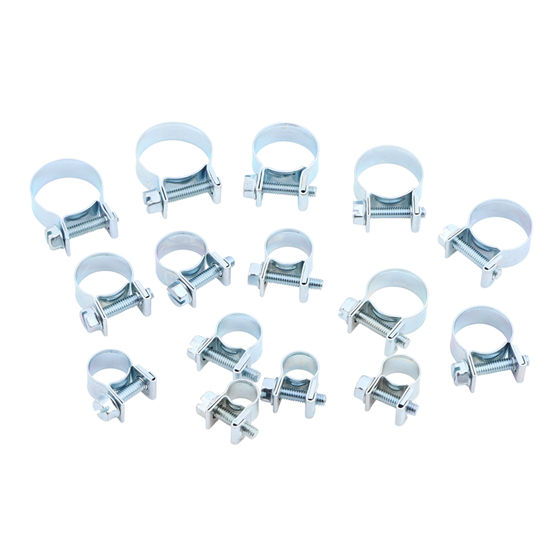 Hose Clamp Assorted - ชุดคลิปหนีบท่อจูบิลี่ 10 ชิ้น สำหรับท่อน้ำมันเชื้อเพลิง ตัวหนีบสแตนเลส ท่อน้ำมันดีเซล