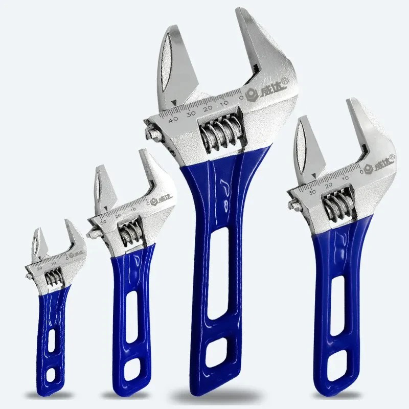 Pipe Wrench Adjustable - Universal น้ําหนักเบาประแจปรับขนาดใหญ่เปิดสั้นมัลติฟังก์ชั่น MINI ประแจท่อประปาห้องน้ําเครื่องมือ