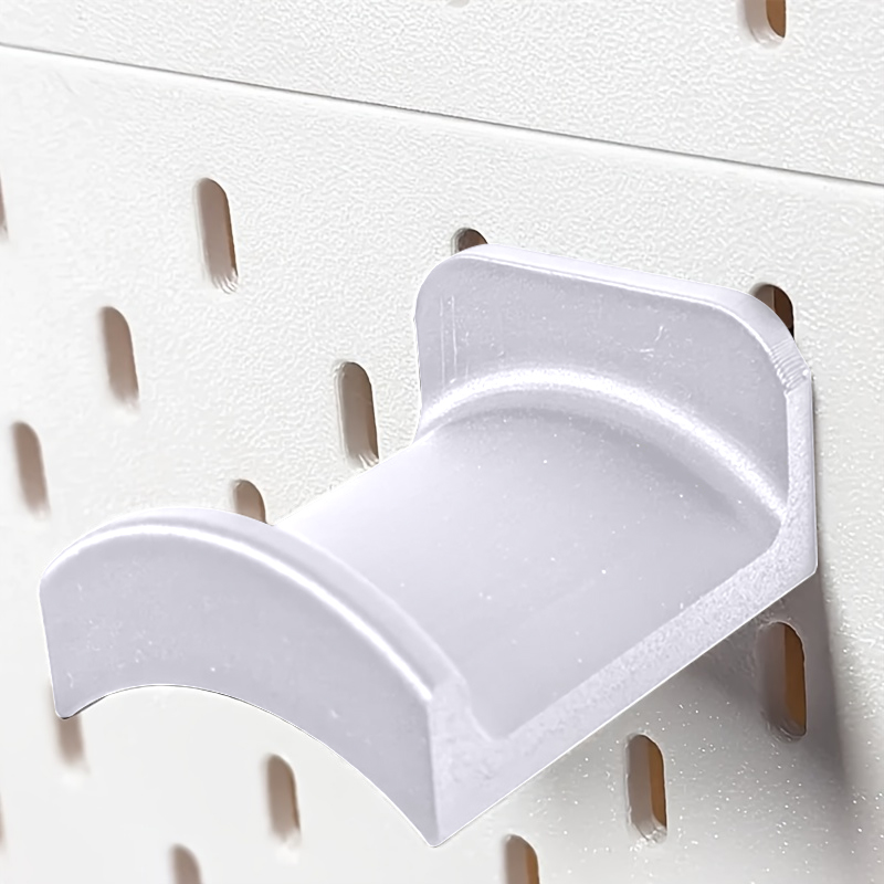 Wall Anchor Plastic - ที่จัดระเบียบโต๊ะทำงานพลาสติกสำหรับชั้นวางลอย IKEA Skadis ที่วางหูฟังอเนกประสงค์แบบติดผนัง