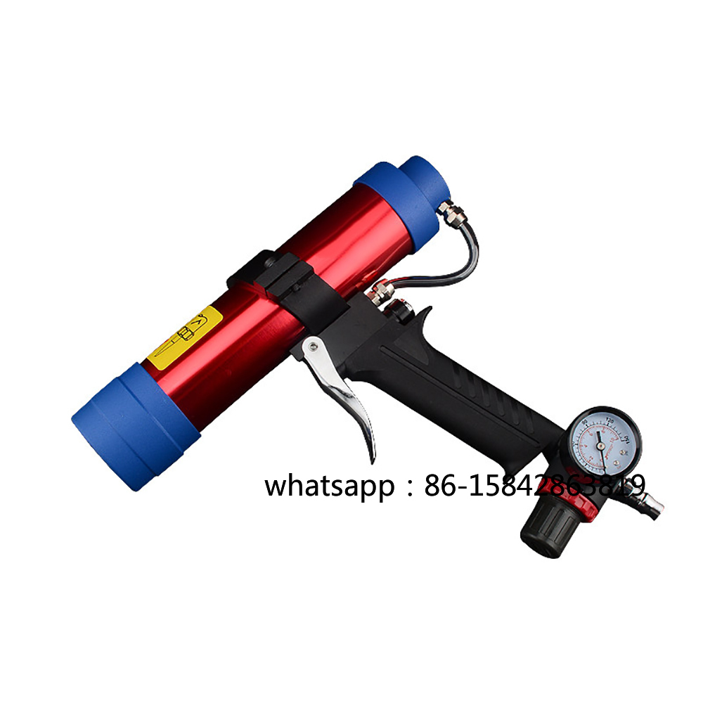 Caulking Gun Dispensing - ปืนยิงกาวลม/เครื่องจ่ายกาวแบบใช้ลม ปืนยิงซิลิโคนสำหรับติดกระจก เครื่องมือสำหรับงานก่อสร้าง ปืนยิงกาว 310 มล.