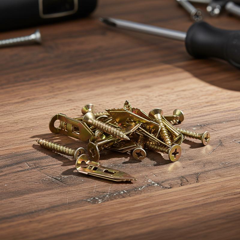 Drywall Anchor Screw - ชุดอุปกรณ์ยึดผนังแบบเจาะรู 50 ชิ้น พร้อมสกรูขยายสำหรับติดตั้งของแขวนผนัง ซ่อมแซมบ้าน ชุดเครื่องมือ