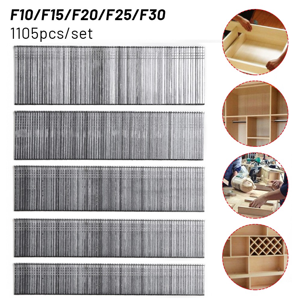 Home Improvement Brad - 1105 ชิ้น Staples F15/F20/F25/F30 ตรง Brad