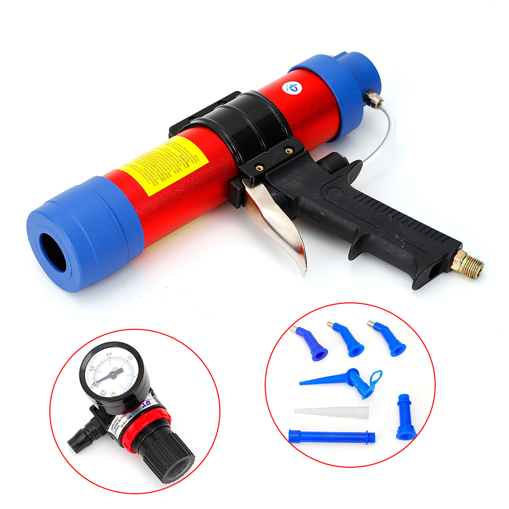 Caulking Gun Dispensing - ปืนยิงกาวซิลิโคนแบบลม 310 มล. พร้อมอุปกรณ์เสริม