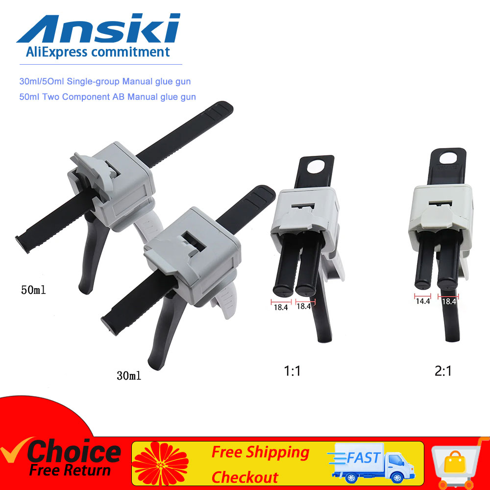 Caulking Gun Dispensing - Manual1:1 2:1 10:1 ปืนกาว Dispensing Gun