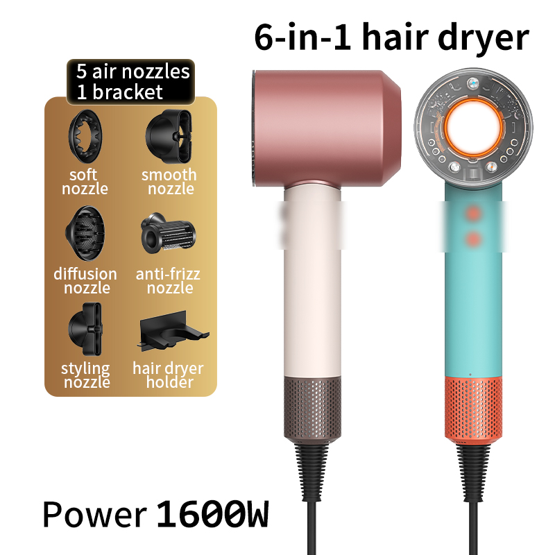Home Improvement Mall - ไดร์เป่าผมไร้เสียง High Wind Home Negative Ion