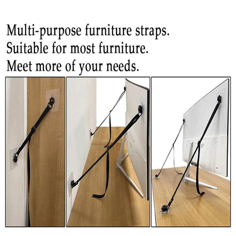 สายรัดยึดทีวีแบบปรับได้ 2 ชิ้น - Wall Anchor Plastic บทวิจารณ์และราคา