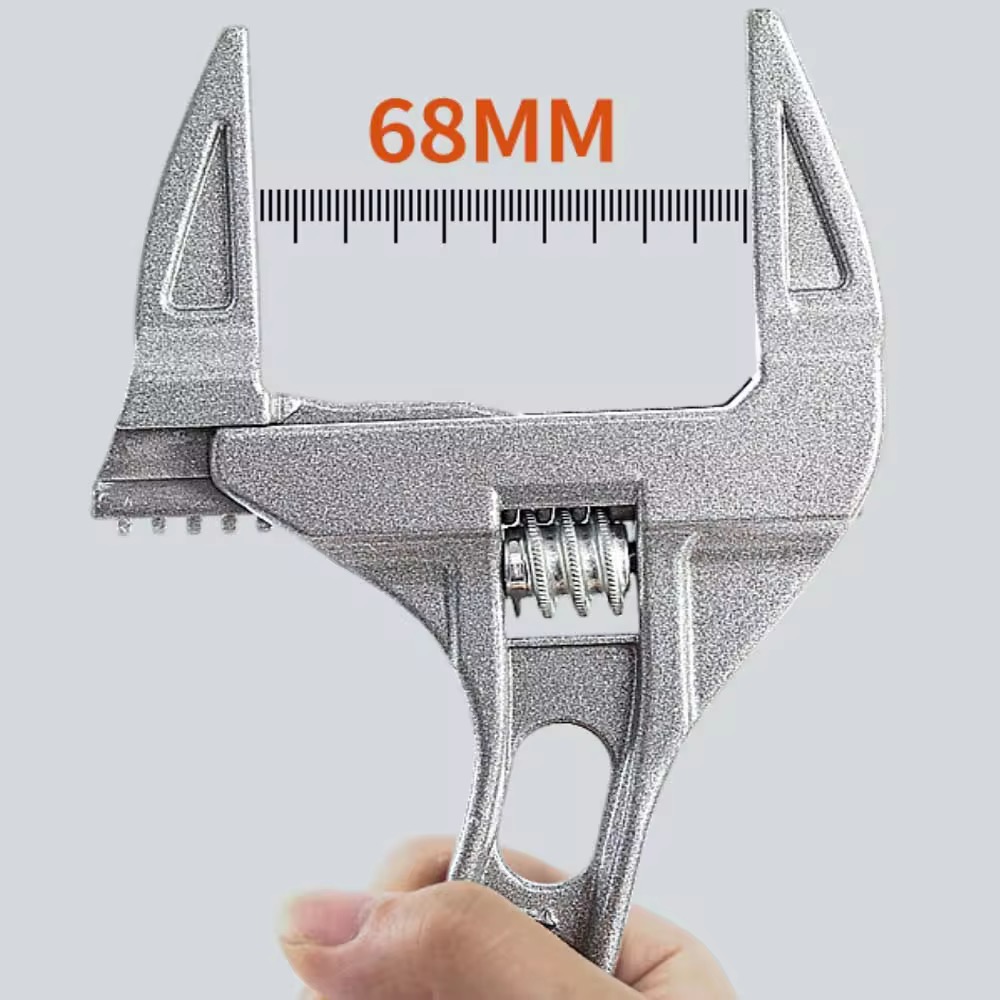 1PC 6-68 มม.ชุดซ่อมห้องน้ําเคร - Pipe Wrench Adjustable บทวิจารณ์และราคา