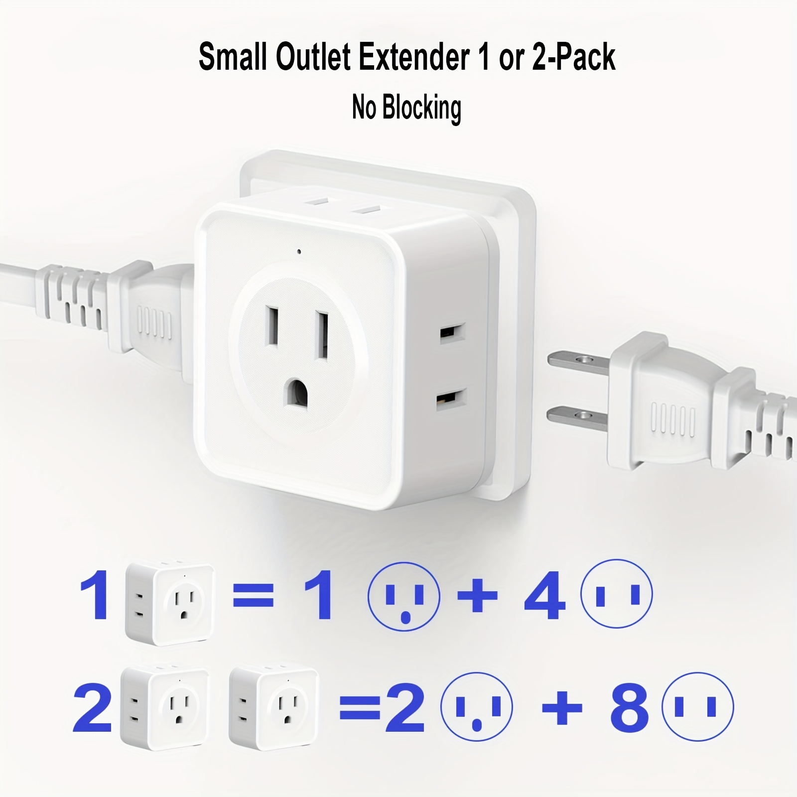 US Plug Wall Outlet Expander M - Wall Anchor Plastic บทวิจารณ์และราคา