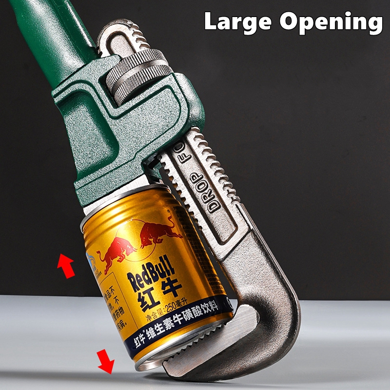 Heavy Duty เหล็กคาร์บอนตรงประแ - Pipe Wrench Adjustable บทวิจารณ์และราคา