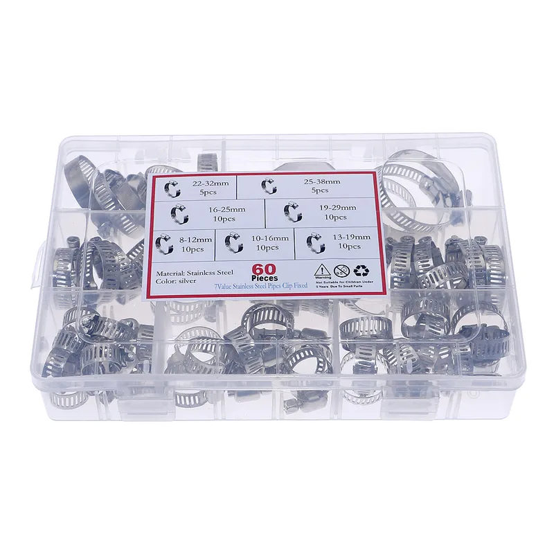 ชุดอุปกรณ์หนีบท่อส่งน้ำมันเชื้ - Hose Clamp Assorted บทวิจารณ์และราคา