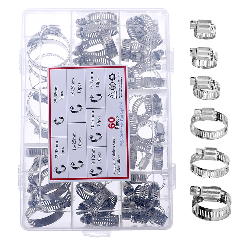 ชุดอุปกรณ์หนีบท่อส่งน้ำมันเชื้ - Hose Clamp Assorted บทวิจารณ์และราคา