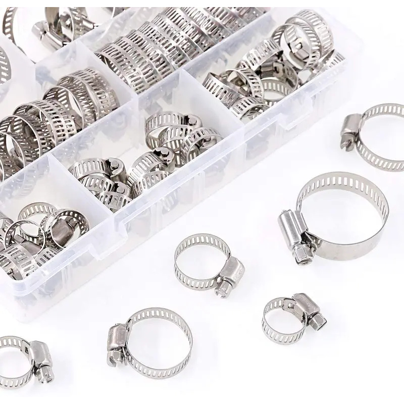 ชุดอุปกรณ์หนีบท่อส่งน้ำมันเชื้ - Hose Clamp Assorted บทวิจารณ์และราคา