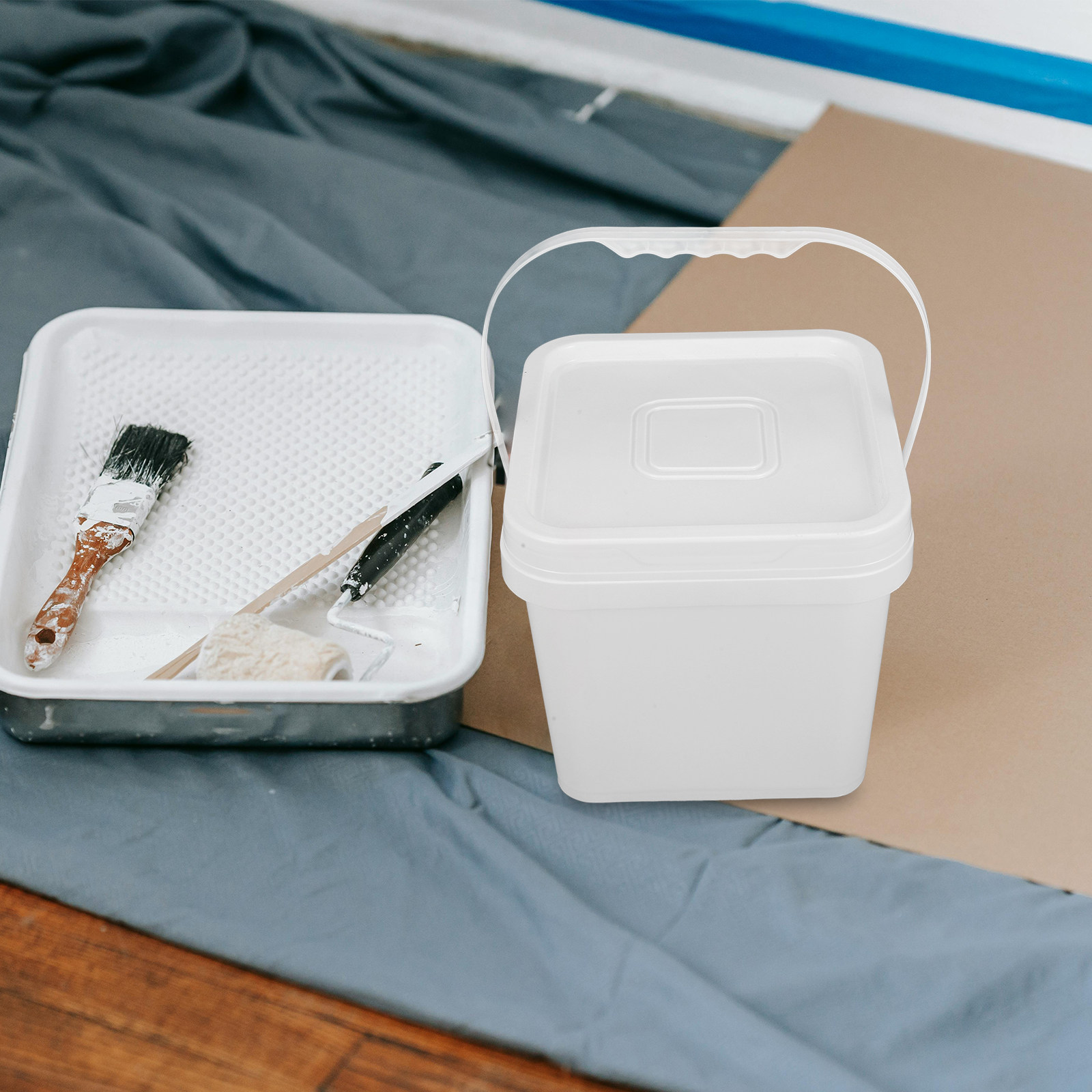 ถังเก็บสีขนาด 5 ลิตรพร้อมฝาและ - Home Improvement Contractor บทวิจารณ์และราคา