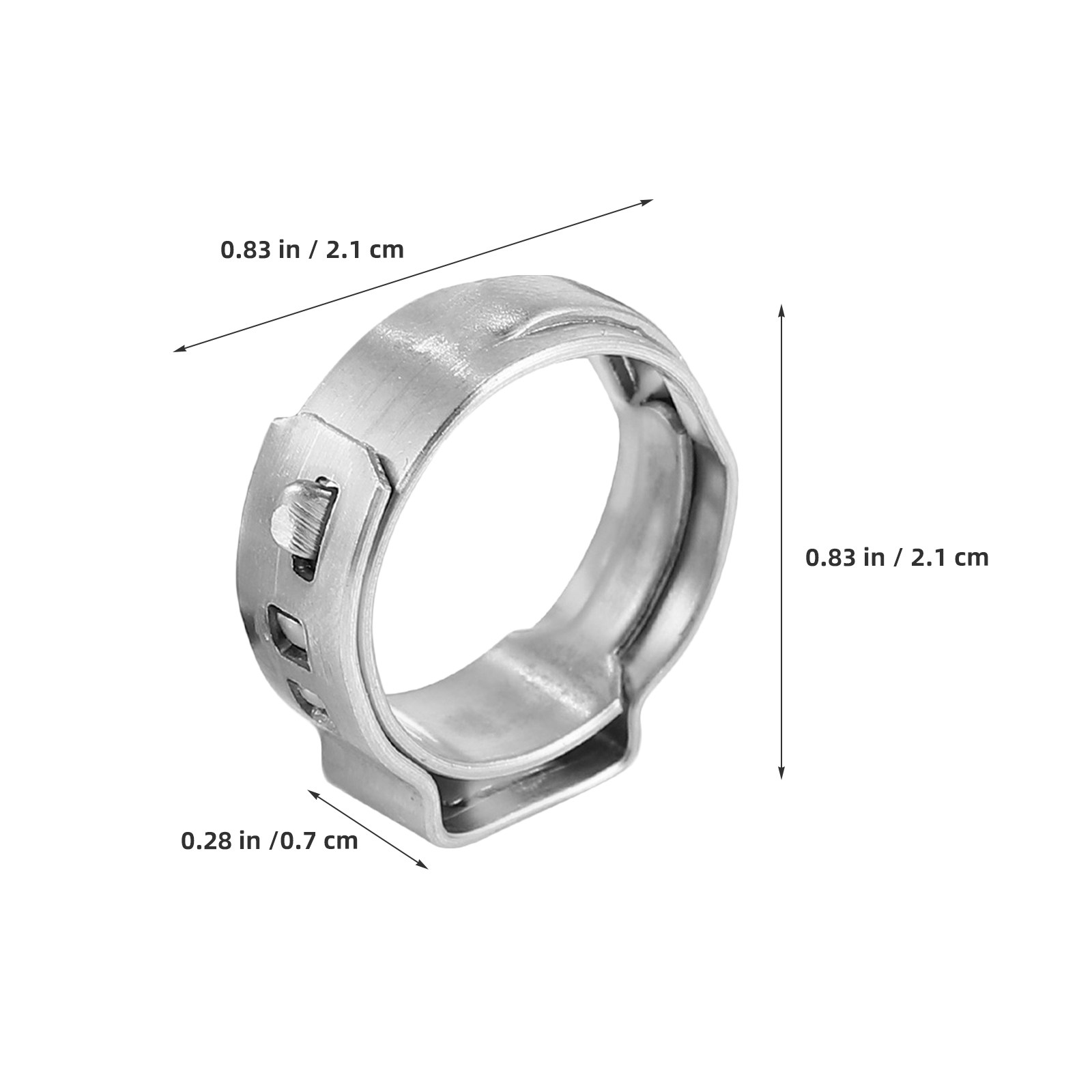 ชุดแคลมป์รัดท่อสแตนเลสแบบหูเดี - Hose Clamp Assorted บทวิจารณ์และราคา