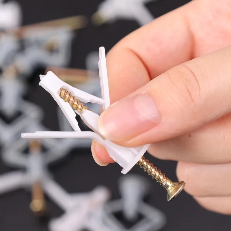 ชุดอุปกรณ์ยึดผนังยิปซัมแบบเจาะ - Drywall Anchor Screw บทวิจารณ์และราคา