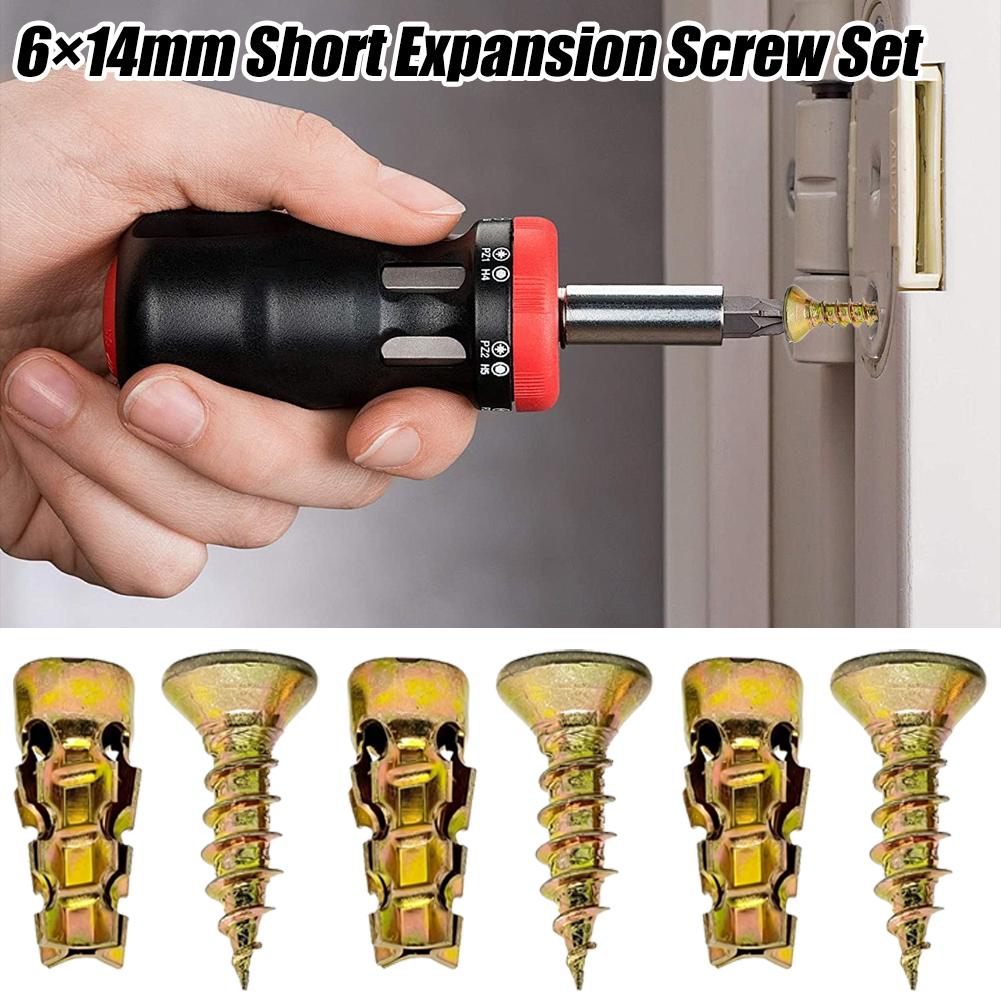 สกรูซ่อมเกลียวบานพับประตู ขนาด - Drywall Anchor Screw บทวิจารณ์และราคา