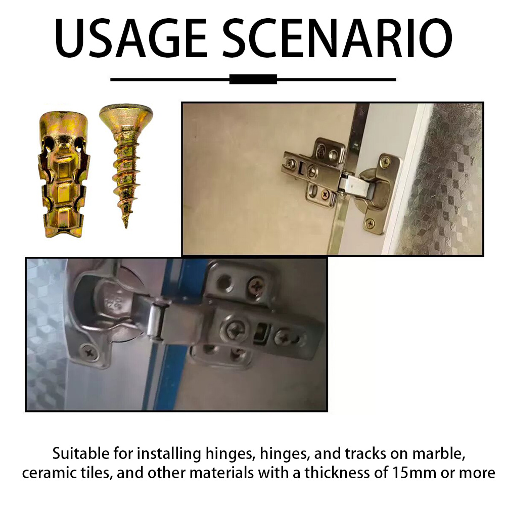 6*14 มม.บานพับประตูซ่อมสกรูสั้ - Drywall Anchor Screw บทวิจารณ์และราคา