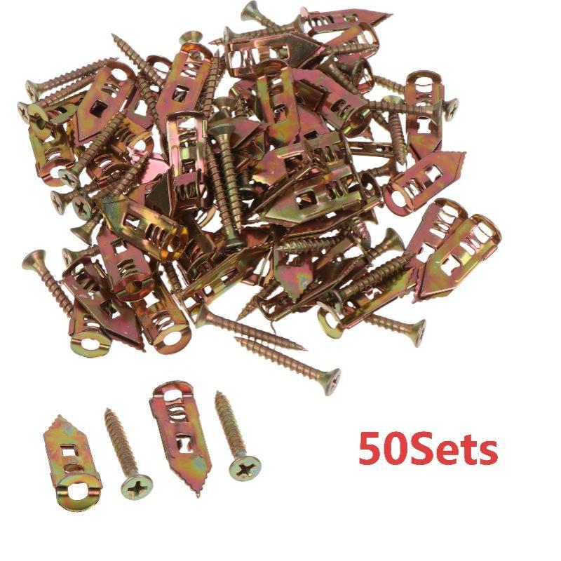 ชุดอุปกรณ์ยึดผนังแบบเจาะรู 50  - Drywall Anchor Screw บทวิจารณ์และราคา