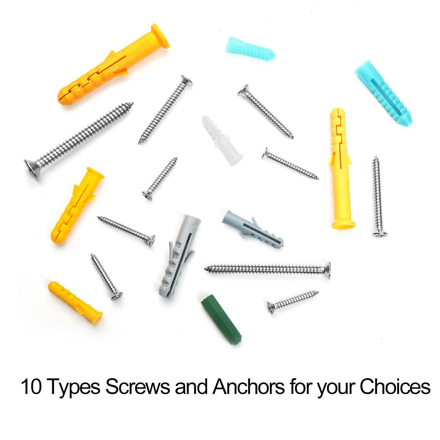 482ชิ้น/เซ็ตขยายพลาสติก Drywal - Drywall Anchor Screw บทวิจารณ์และราคา