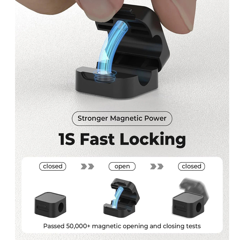 ​ คลิปหนีบสายแม่เหล็ก ปรับได้  - Wall Anchor Plastic บทวิจารณ์และราคา