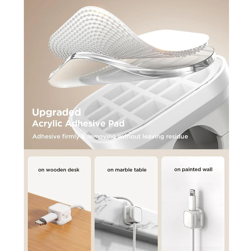 ​ คลิปหนีบสายแม่เหล็ก ปรับได้  - Wall Anchor Plastic บทวิจารณ์และราคา