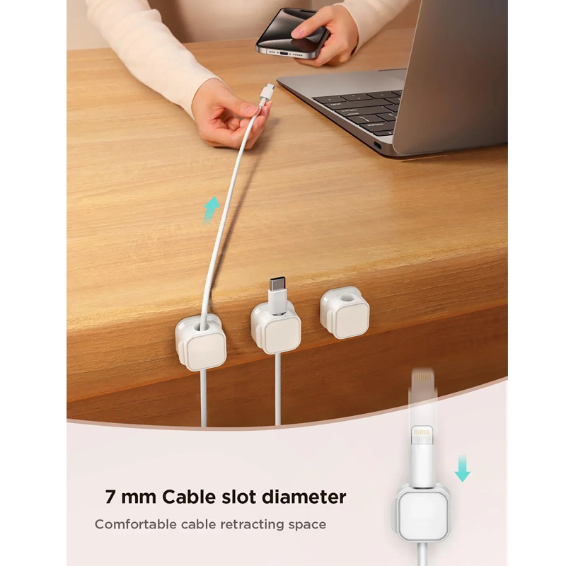 ​ คลิปหนีบสายแม่เหล็ก ปรับได้  - Wall Anchor Plastic บทวิจารณ์และราคา