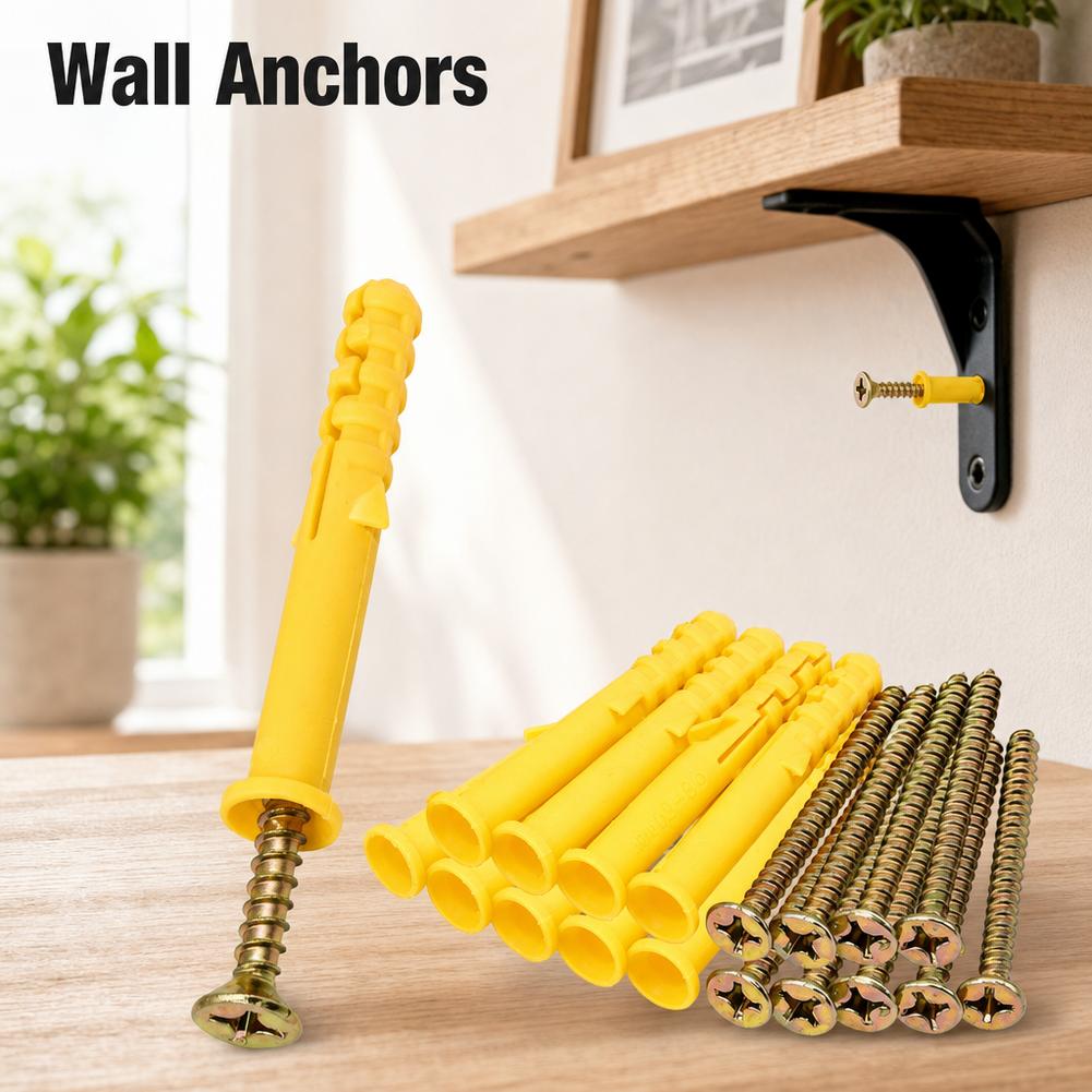 ชุดอุปกรณ์ยึดผนังยิปซัม M6 M8  - Drywall Anchor Screw บทวิจารณ์และราคา
