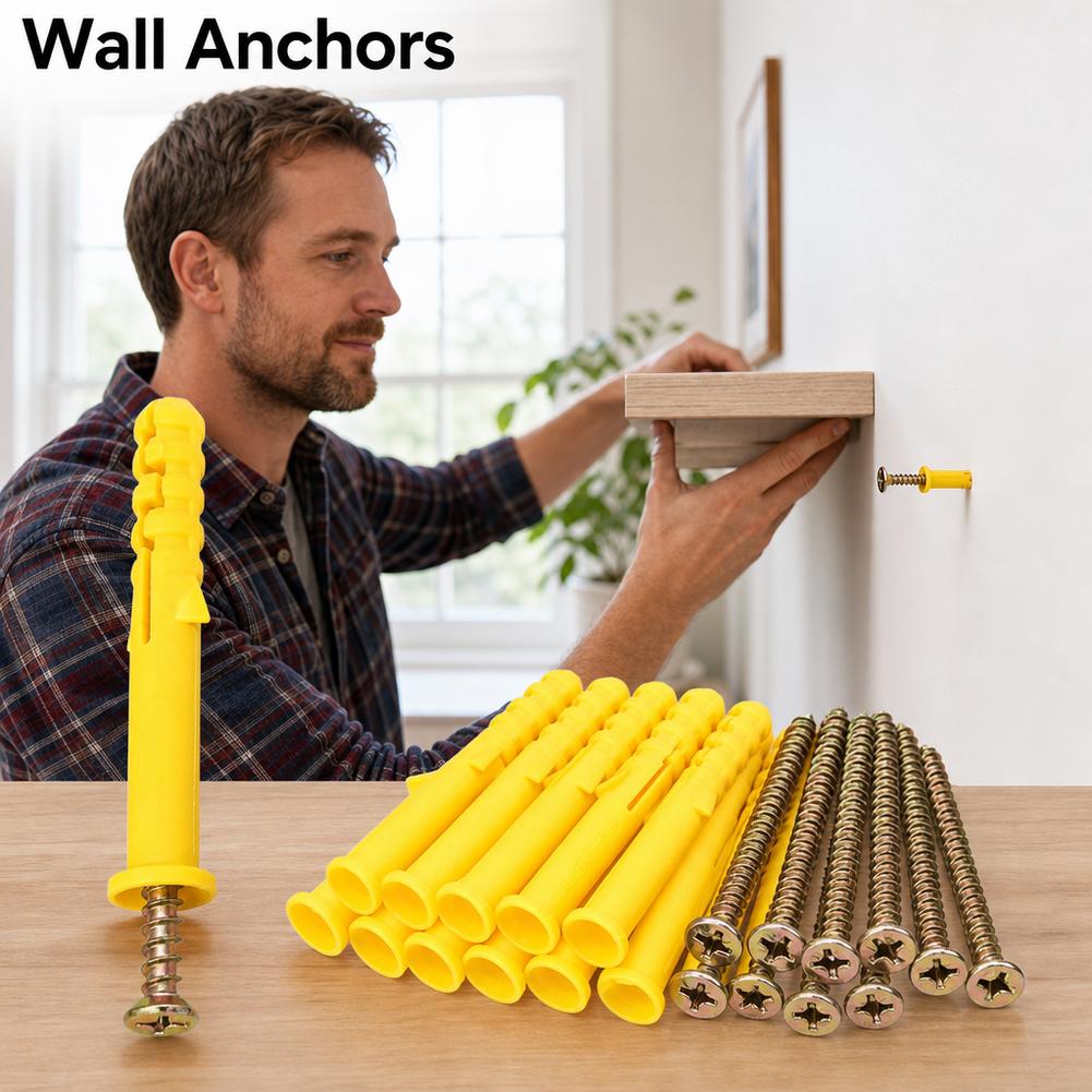 ชุดอุปกรณ์ยึดผนังยิปซัม M6 M8  - Drywall Anchor Screw บทวิจารณ์และราคา