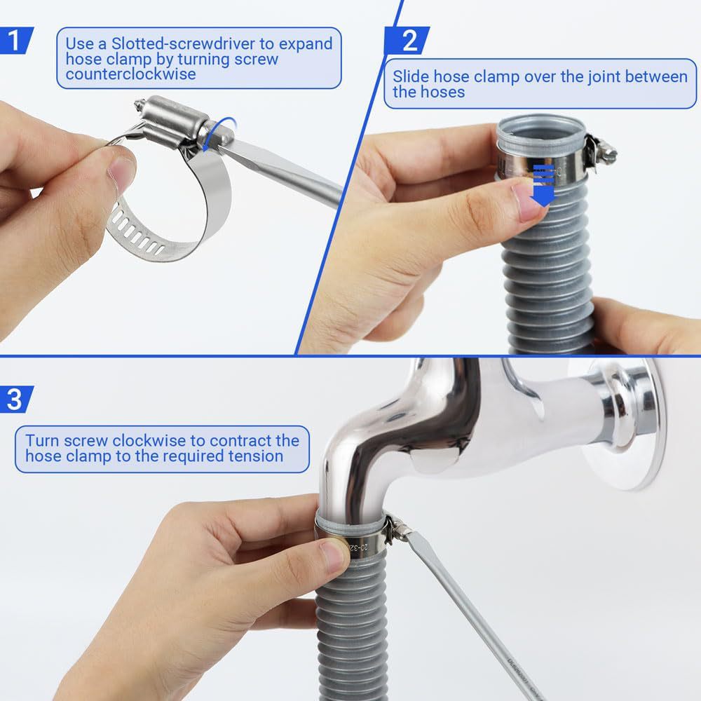 ชุดแคลมป์รัดท่อ 82 ชิ้น สแตนเล - Hose Clamp Assorted บทวิจารณ์และราคา