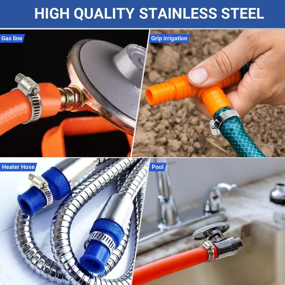 ชุดแคลมป์รัดท่อ 82 ชิ้น สแตนเล - Hose Clamp Assorted บทวิจารณ์และราคา