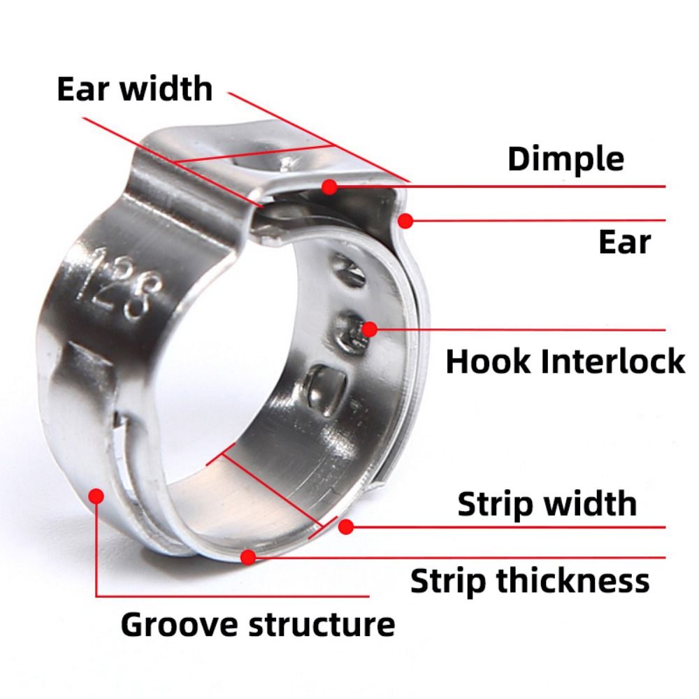 10 ชิ้น 5.3-31 มิลลิเมตรท่อ Cl - Hose Clamp Assorted บทวิจารณ์และราคา