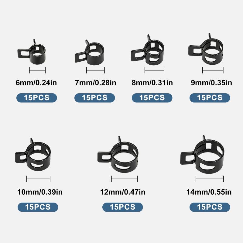 ชุดอุปกรณ์รัดสายยางแบบสปริง 10 - Hose Clamp Assorted บทวิจารณ์และราคา