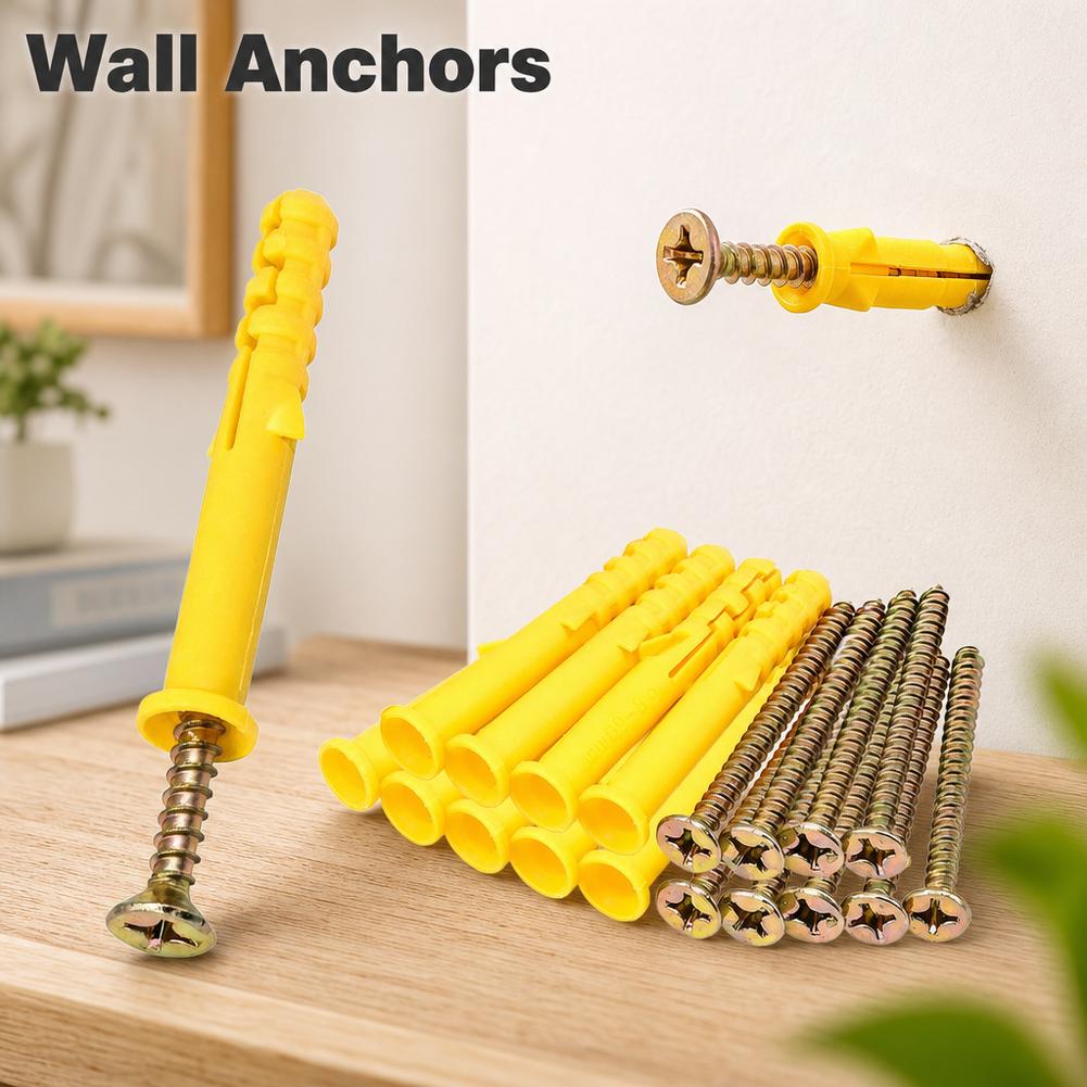 ชุดอุปกรณ์ยึดผนังแห้งแบบหนัก 1 - Drywall Anchor Screw บทวิจารณ์และราคา