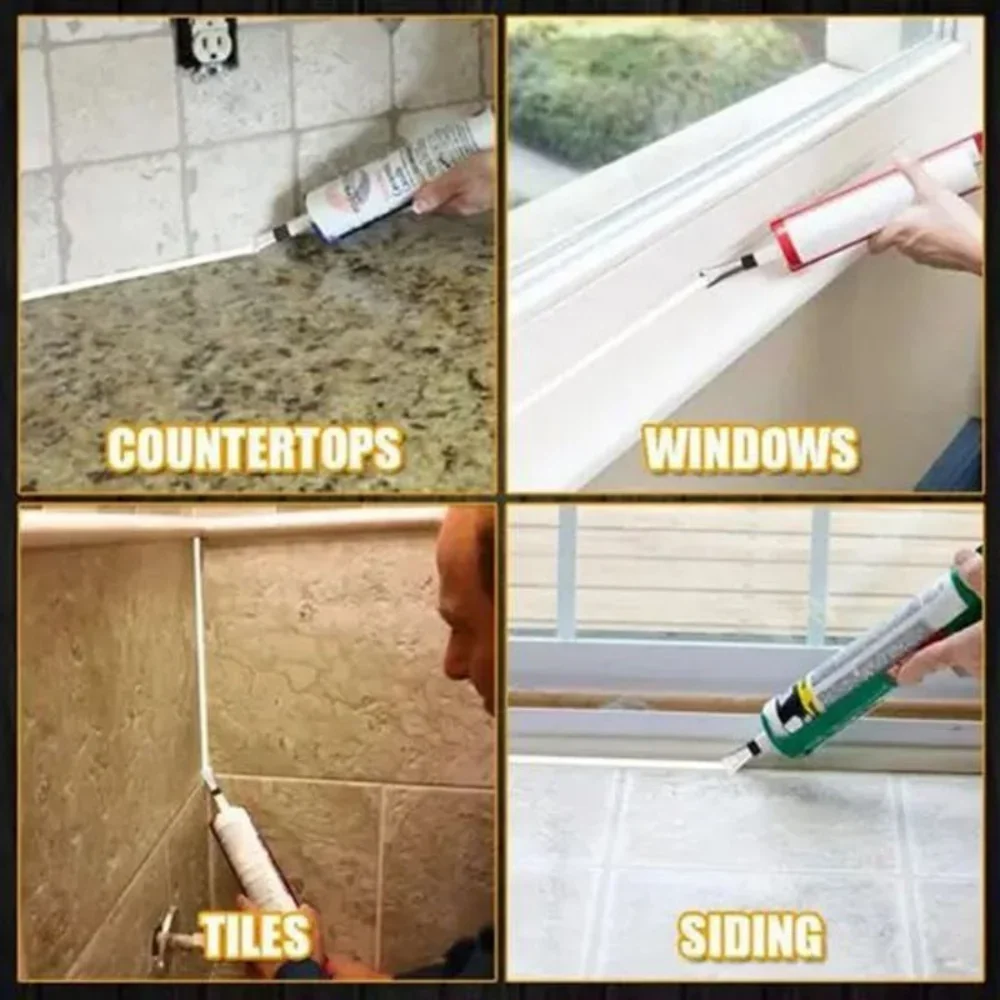 หัวฉีดกาวสแตนเลสสำหรับเครื่องย - Caulking Gun Dispensing บทวิจารณ์และราคา