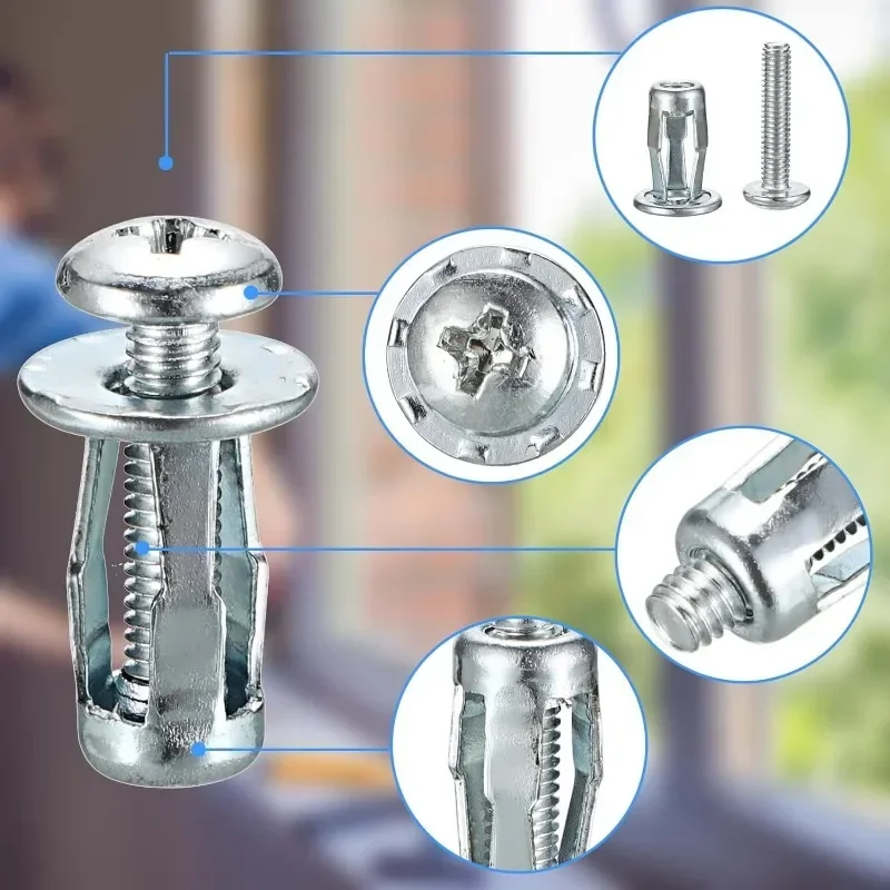 กลีบสกรูแจ็คถั่วสกรู Anchors ก - Drywall Anchor Screw บทวิจารณ์และราคา