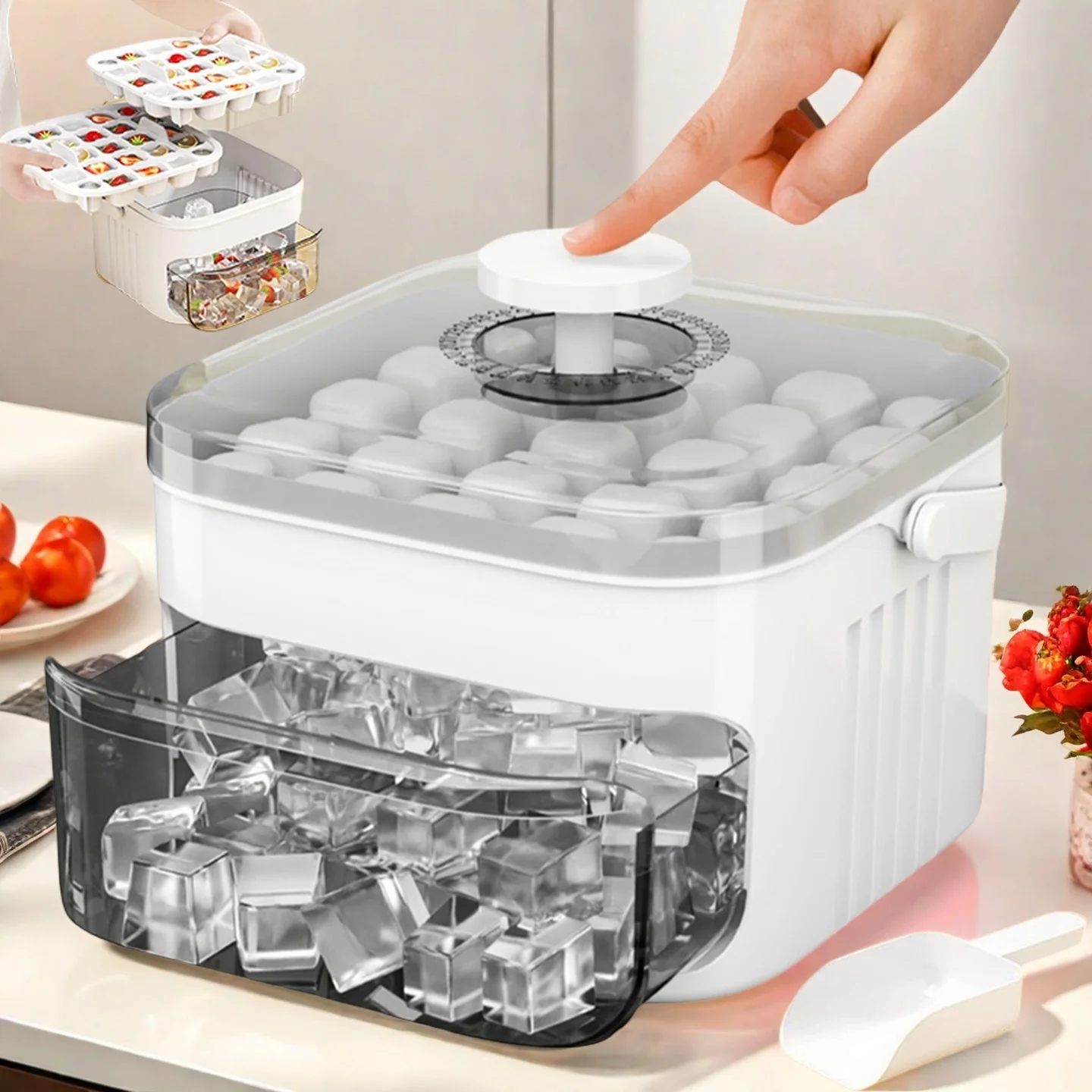 กดแม่พิมพ์น้ำแข็งเพื่อทำกล่องน - Home Improvement Mall บทวิจารณ์และราคา