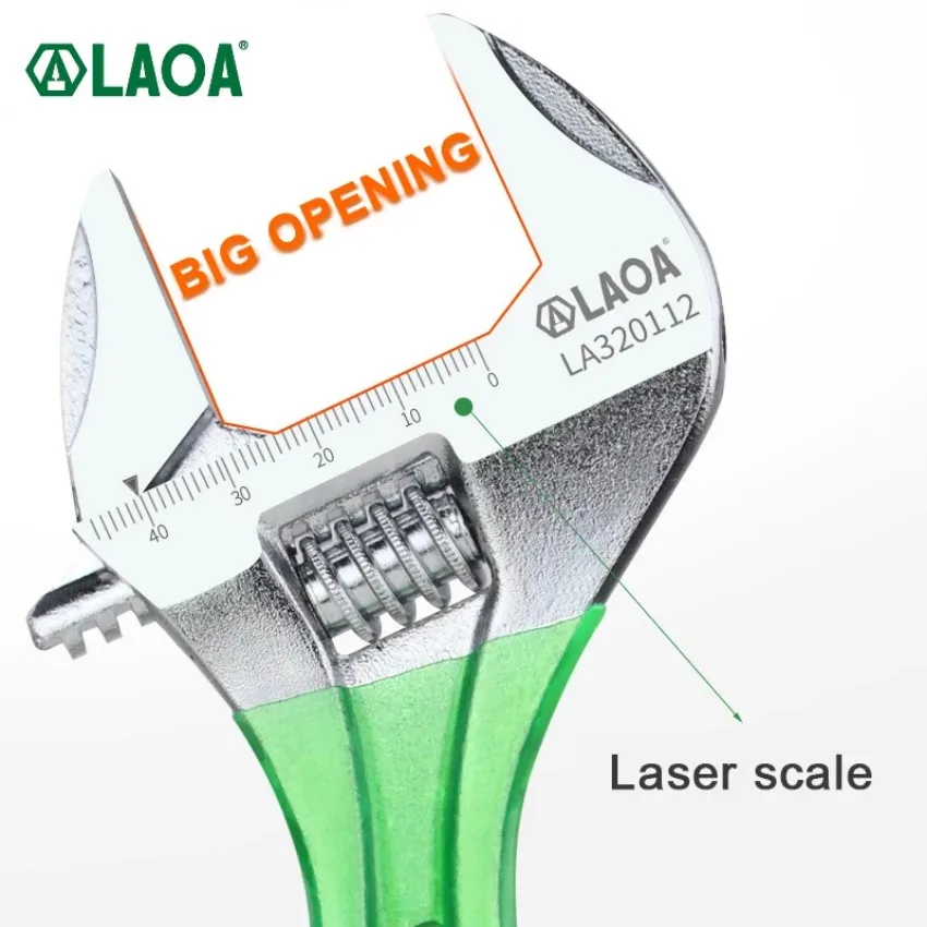 LAOA ขนาดใหญ่เปิดประแจปรับ Spa - Pipe Wrench Adjustable บทวิจารณ์และราคา
