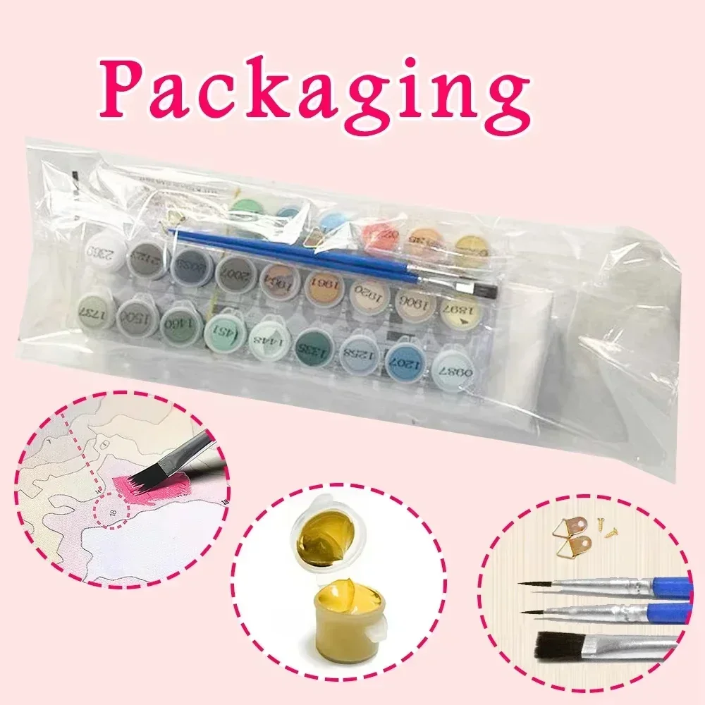ภาพวาดสีน้ำมัน DIY ตามตัวเลข ล - Home Improvement Quotes บทวิจารณ์และราคา