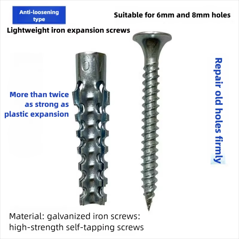 ชุดสมอยึดผนังเหล็กหนัก ท่อขยาย - Drywall Anchor Screw บทวิจารณ์และราคา