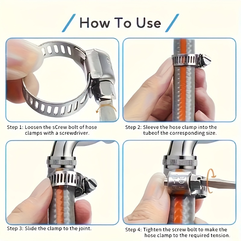 40/50 ชิ้น ชุดแคลมป์รัดท่อสแตน - Hose Clamp Assorted บทวิจารณ์และราคา