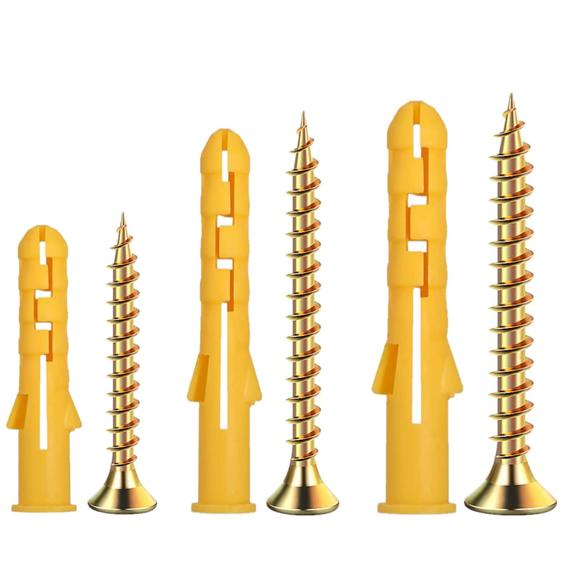 ชุดสกรูและน็อตพลาสติก พร้อมพุก - Drywall Anchor Screw บทวิจารณ์และราคา