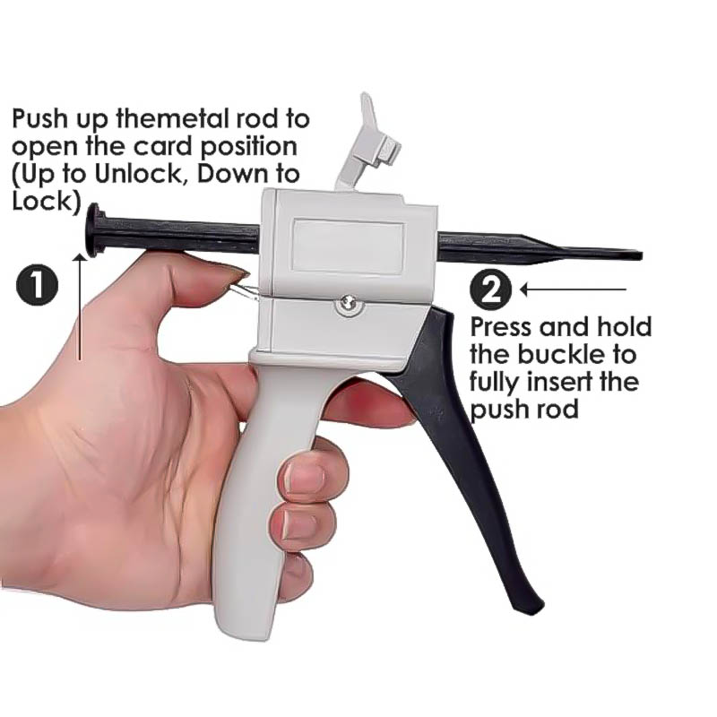 ปืนกาว AB ขนาด 30 มล. 50 มล. อ - Caulking Gun Dispensing บทวิจารณ์และราคา
